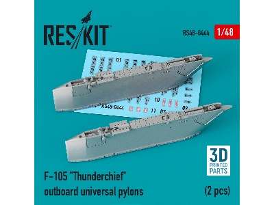 F-105 Thunderchief Outboard Agm-12 And Agm-45 Pylons (2 Pcs) - zdjęcie 1