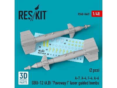 Gbu-12 (A, B) 'paveway I' Laser Guided Bombs (2 Pcs) (A-7, A-4, F-4, A-6) - zdjęcie 1