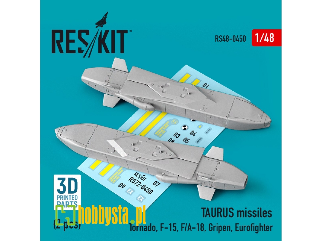Taurus Missiles (2 Pcs) (Tornado, F-15, F/A-18, Gripen, Eurofighter) - zdjęcie 1 Taurus Missiles (2 Pcs) (Tornado, F-15, F/A-18, Gripen, Eurofighter) - zdjęcie 1
