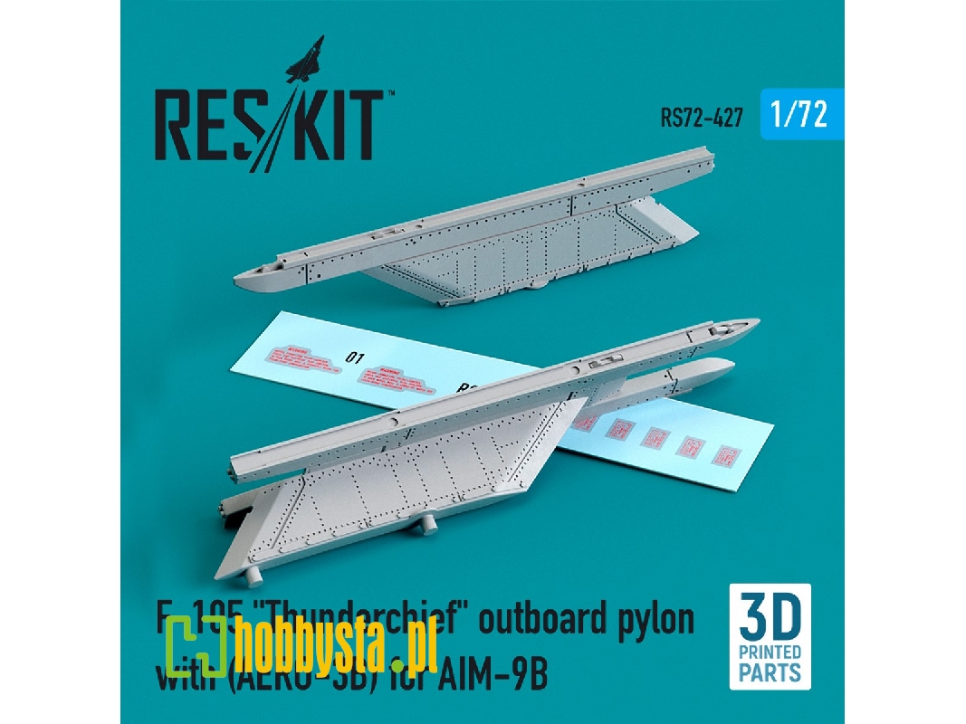 F-105 Thunderchief Outboard Pylon (Aero-3b) For Aim-9b - zdjęcie 1 F-105 Thunderchief Outboard Pylon (Aero-3b) For Aim-9b - zdjęcie 1
