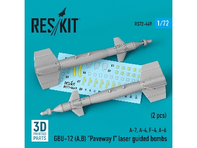 Gbu-12 (A, B) 'paveway I' Laser Guided Bombs (2 Pcs) (A-7, A-4, F-4, A-6) - zdjęcie 1