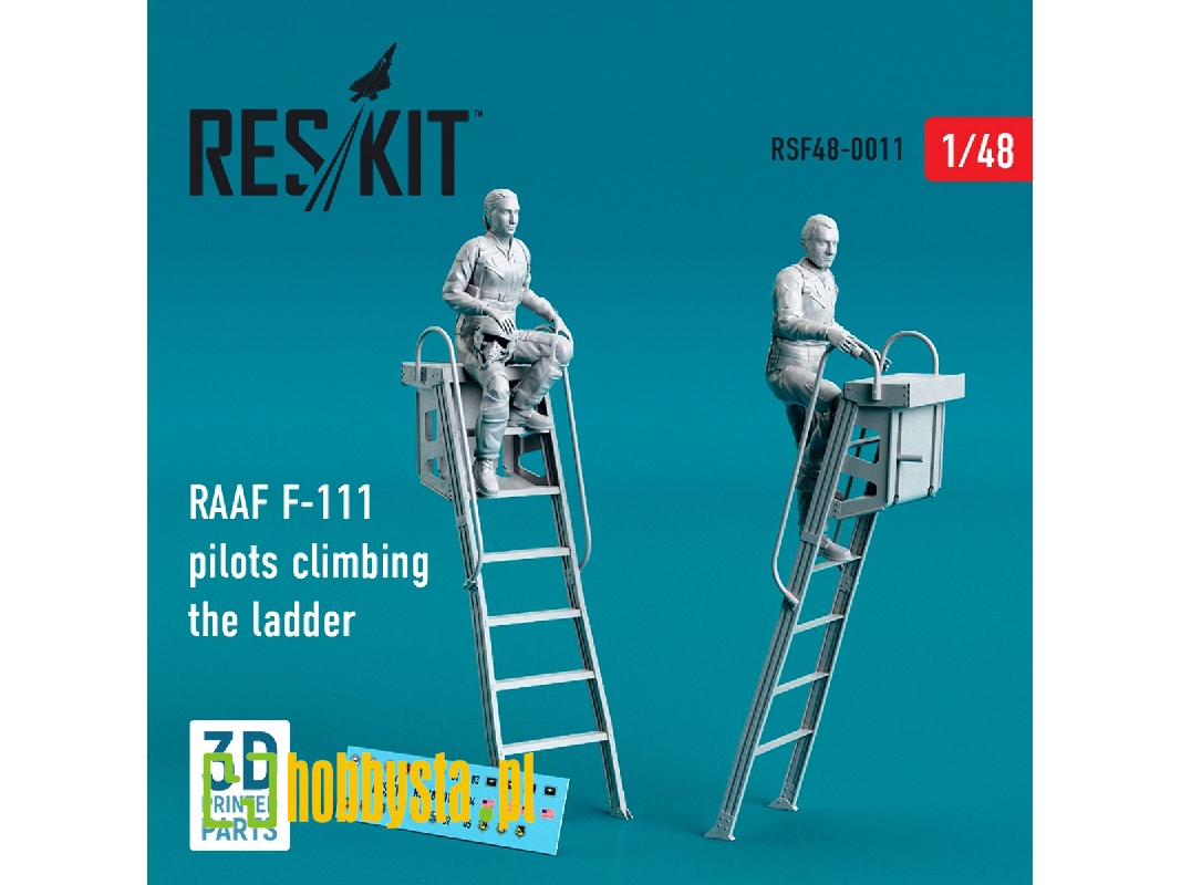Usaf F-111 Pilots Climbing The Ladder (2 Pcs) - zdjęcie 1