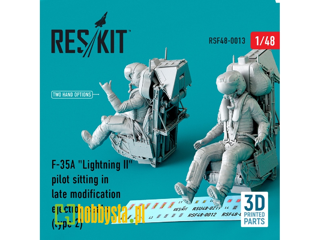 F-35a Lightning Ii Pilot Ditting In Late Modification Ejection Seats (Type 2) - zdjęcie 1 F-35a Lightning Ii Pilot Ditting In Late Modification Ejection Seats (Type 2) - zdjęcie 1