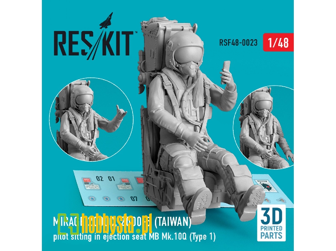 Mirage 2000c, 2000-5 (Taiwan) Pilot Sitting In Ejection Seat Mb Mk.10q (Type 1) - zdjęcie 1