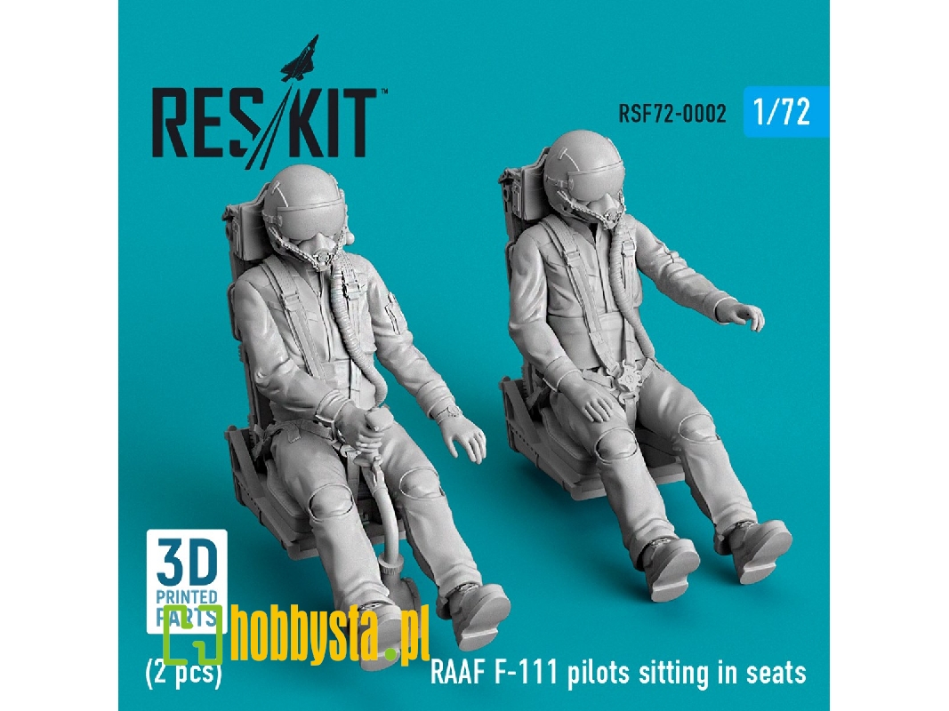 Raaf F-111 Pilots Sitting In Seats (2 Pcs) - zdjęcie 1
