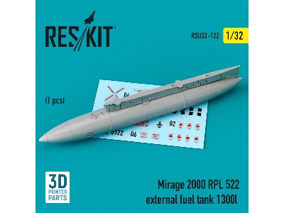Mirage 2000 Rpl 522 External Fuel Tank 1300lt - zdjęcie 1