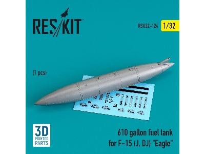 610 Gallon Fuel Tank For F-15 (J, Dj) Eagle - zdjęcie 1