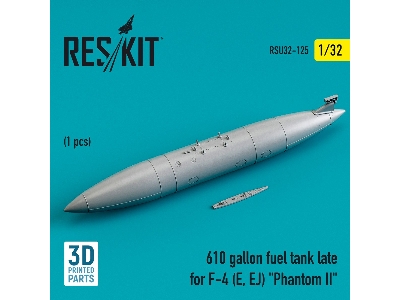 610 Gallon Fuel Tank Late For F-4 (E, Ej) Phantom Ii - zdjęcie 1