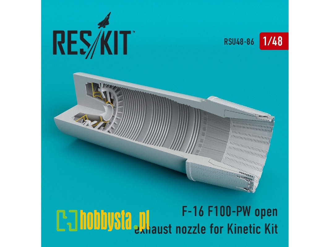 F-16 (F100-pw) Open Exhaust Nozzles For Kinetic Kit - zdjęcie 1 F-16 (F100-pw) Open Exhaust Nozzles For Kinetic Kit - zdjęcie 1