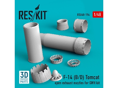 F-14 (B, D) 'tomcat' Open Exhaust Nozzles For Gwh Kit - zdjęcie 2