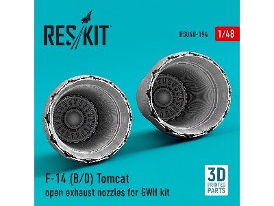 F-14 (B, D) 'tomcat' Open Exhaust Nozzles For Gwh Kit - zdjęcie 3
