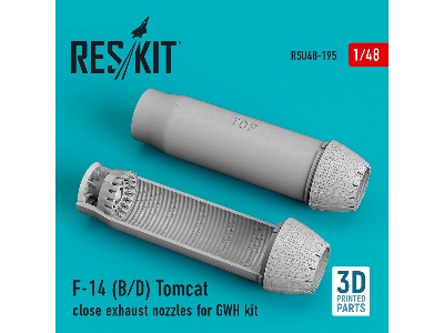F-14 (B, D) 'tomcat' Close Exhaust Nozzles For Gwh Kit - zdjęcie 2