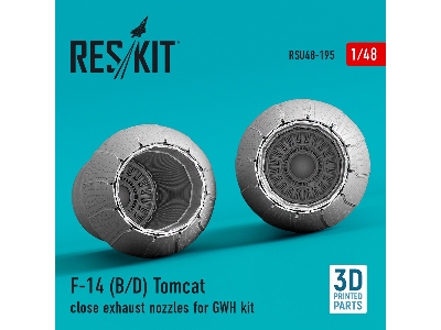 F-14 (B, D) 'tomcat' Close Exhaust Nozzles For Gwh Kit - zdjęcie 3