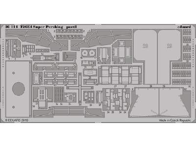  T26E4 Super Pershing 1/35 - Hobby Boss - blaszki - zdjęcie 1