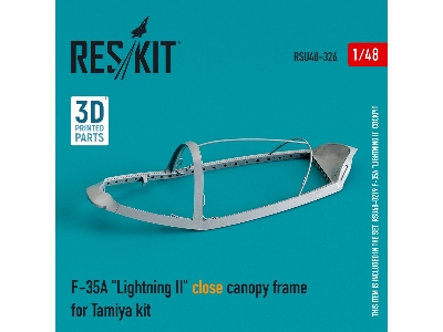 F-35a Lightning Ii Close Canopy Frame For Tamiya Kit - zdjęcie 1