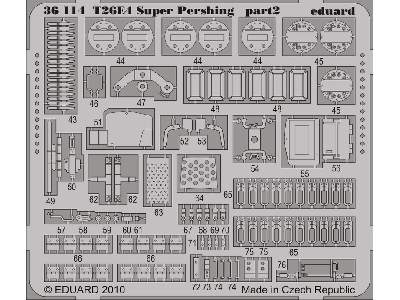  T26E4 Super Pershing 1/35 - Hobby Boss - blaszki - zdjęcie 3