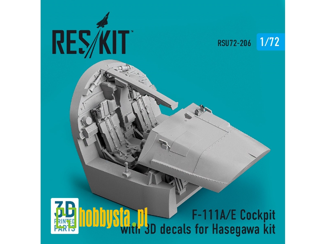 F-111a/E Cockpit With 3d Decals For Hasegawa Kit - zdjęcie 1 F-111a/E Cockpit With 3d Decals For Hasegawa Kit - zdjęcie 1