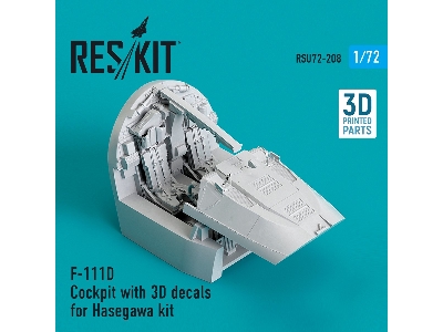 F-111d Cockpit With 3d Decals For Hasegawa Kit - zdjęcie 1