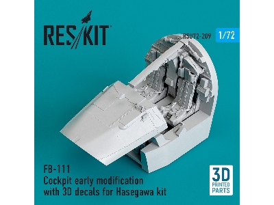 Fb-111 Cockpit Early Modification With 3d Decals For Hasegawa Kit - zdjęcie 1