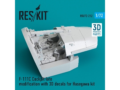 F-111c Cockpit Late Modification With 3d Decals For Hasegawa Kit - zdjęcie 1