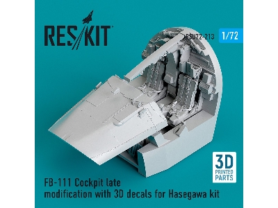 Fb-111 Cockpit Late Modification With 3d Decals For Hasegawa Kit - zdjęcie 1