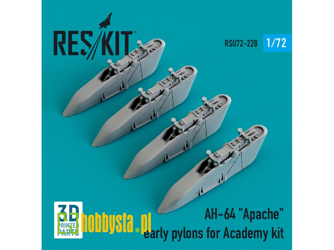 Ah-64 Apache Early Pylons For Academy Kit - zdjęcie 1 Ah-64 Apache Early Pylons For Academy Kit - zdjęcie 1