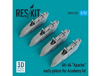 Ah-64 Apache Late Pylons For Academy Kit - zdjęcie 1