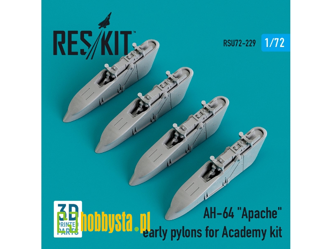 Ah-64 Apache Late Pylons For Academy Kit - zdjęcie 1 Ah-64 Apache Late Pylons For Academy Kit - zdjęcie 1