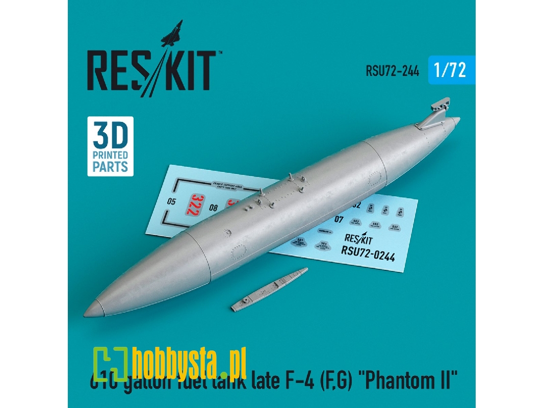 610 Gallon Fuel Tank Late F-4 (F, G) Phantom Ii - zdjęcie 1