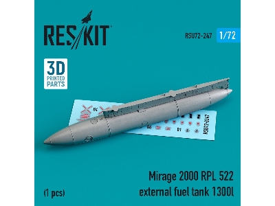 Mirage 2000 Rpl 522 External Fuel Tank 1300lt - zdjęcie 1