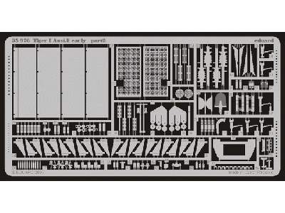  Tiger I Ausf. E early 1/35 - Tamiya - blaszki - zdjęcie 3