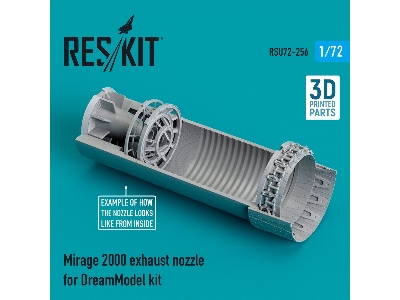 Mirage 2000 Exhaust Nozzle For Dreammodel Kit - zdjęcie 1