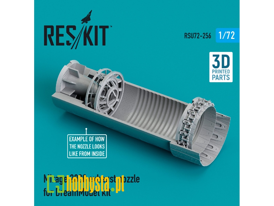 Mirage 2000 Exhaust Nozzle For Dreammodel Kit - zdjęcie 1