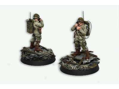 Us Airborne Division, D-day Wargame Starter Set 14 Colors And 1 Figure (Exclusive 101st Radio Operator) - zdjęcie 3