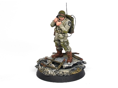 Us Airborne Division, D-day Wargame Starter Set 14 Colors And 1 Figure (Exclusive 101st Radio Operator) - zdjęcie 4