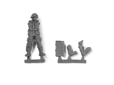 Us Airborne Division, D-day Wargame Starter Set 14 Colors And 1 Figure (Exclusive 101st Radio Operator) - zdjęcie 9