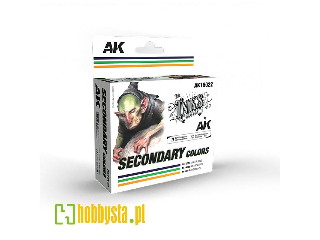 16022 The Inks Set - Secondary Colors Acrylic - zdjęcie 1 16022 The Inks Set - Secondary Colors Acrylic - zdjęcie 1