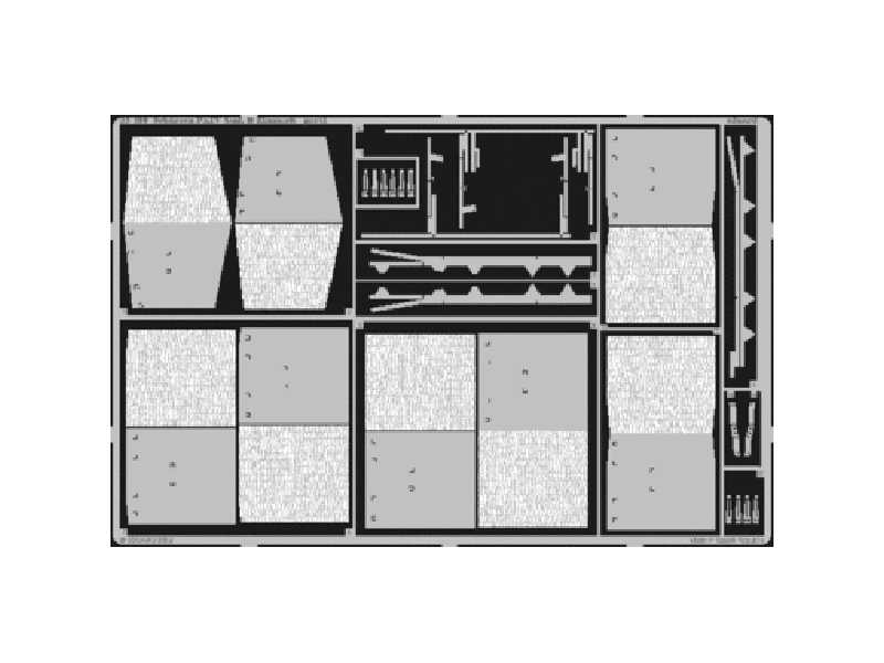 Tiger I Ausf. E interior 1/35 - Academy Minicraft - blaszki - zdjęcie 1 Tiger I Ausf. E interior 1/35 - Academy Minicraft - blaszki - zdjęcie 1