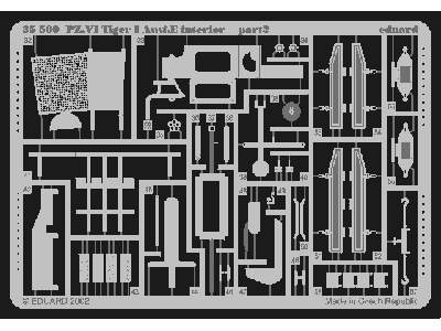  Tiger I Ausf. E interior 1/35 - Academy Minicraft - blaszki - zdjęcie 3