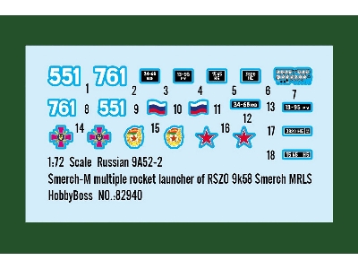 Russian 9a52-2 Smerch-m Multiple Rocket Launcher Of Rszo 9k58 Sm - zdjęcie 3