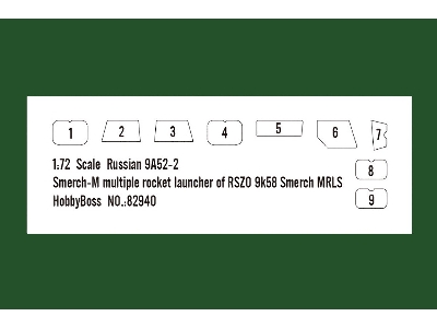 Russian 9a52-2 Smerch-m Multiple Rocket Launcher Of Rszo 9k58 Sm - zdjęcie 4