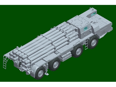 Russian 9a52-2 Smerch-m Multiple Rocket Launcher Of Rszo 9k58 Sm - zdjęcie 6