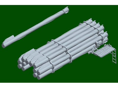 Russian 9a52-2 Smerch-m Multiple Rocket Launcher Of Rszo 9k58 Sm - zdjęcie 8