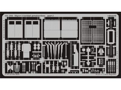  Tiger I initial production 1/35 - Dragon - blaszki - zdjęcie 2