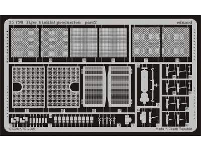  Tiger I initial production 1/35 - Dragon - blaszki - zdjęcie 3