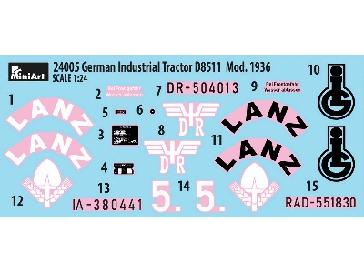 German Industrial Tractor  D8511 Mod. 1936 - zdjęcie 9