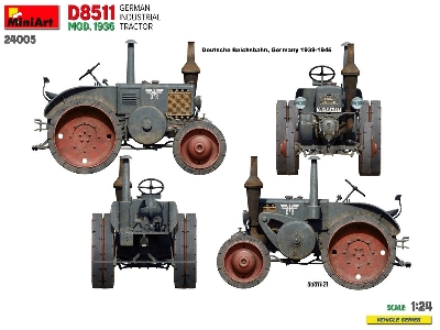 German Industrial Tractor  D8511 Mod. 1936 - zdjęcie 10