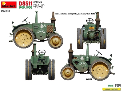 German Industrial Tractor  D8511 Mod. 1936 - zdjęcie 12
