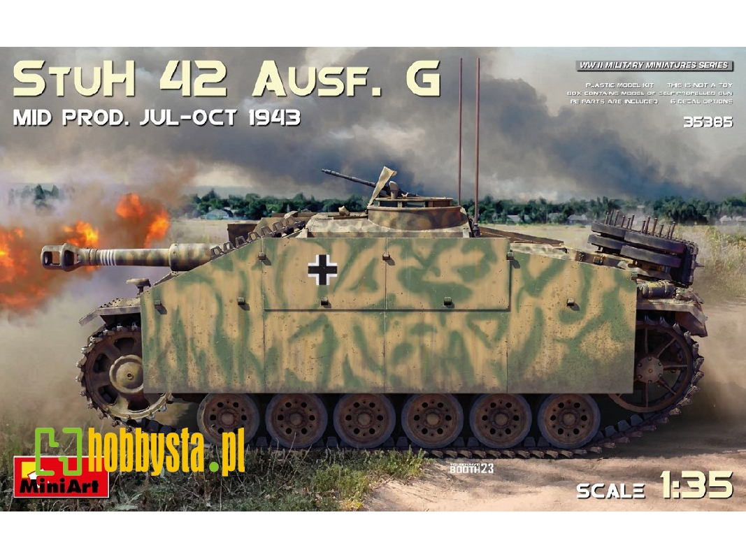 Stuh 42 Ausf. G Mid Prod. Jul-oct 1943 - zdjęcie 1 Stuh 42 Ausf. G Mid Prod. Jul-oct 1943 - zdjęcie 1