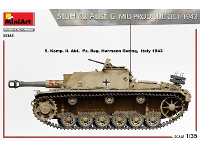 Stuh 42 Ausf. G  Mid Prod. Jul-oct 1943 - zdjęcie 2